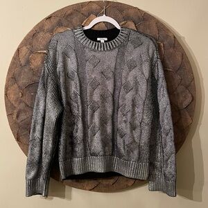 Pistola Everly Cable Sweater in Guilded Midnight